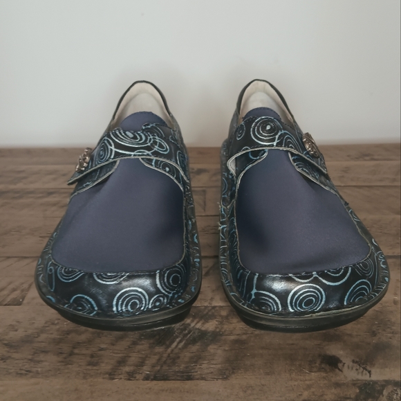 Alegrio Dena Dream Neoprene Leather Slip On Shoes NWOT/B - Picture 2 of 6